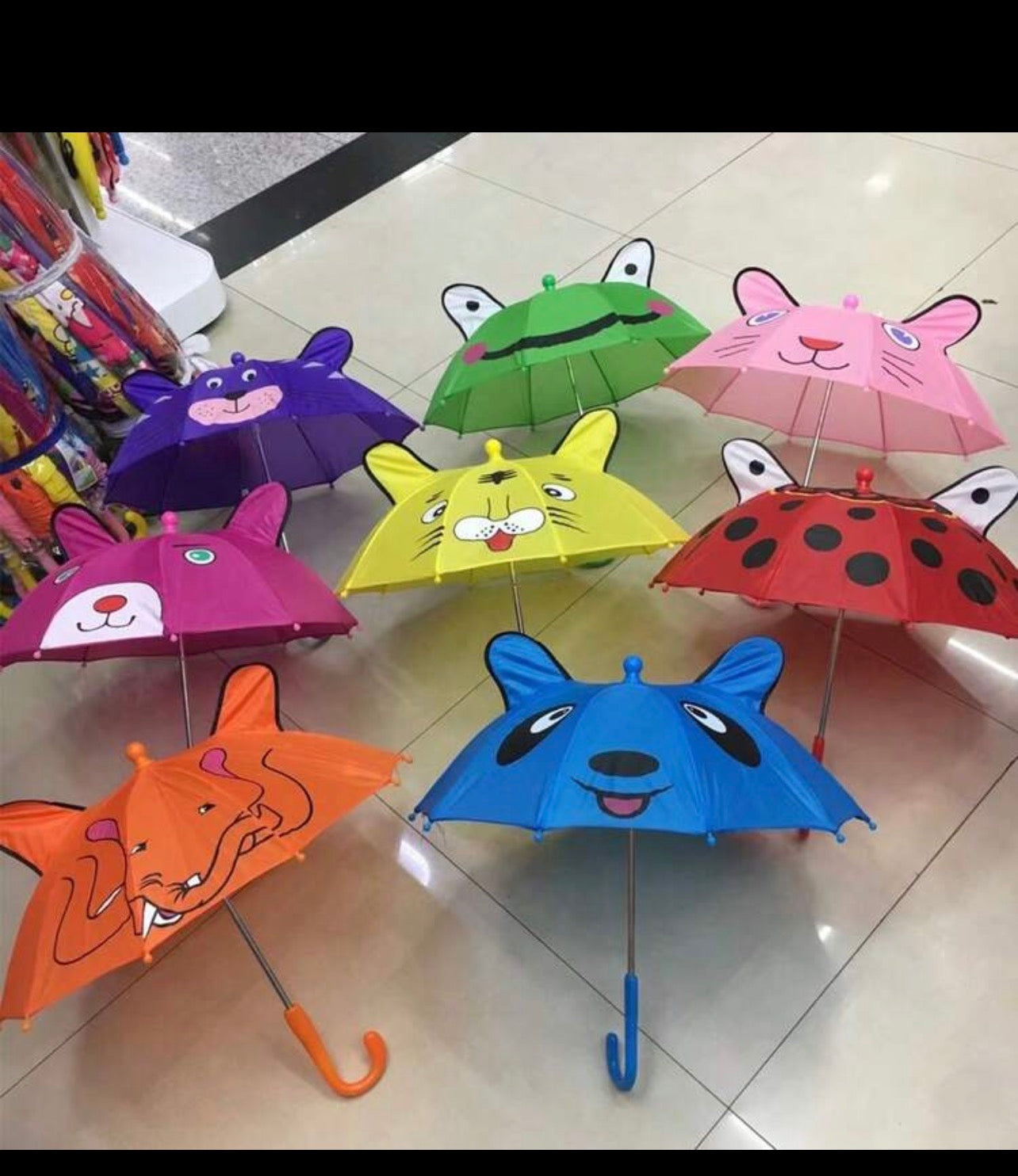 MINI PARAPLUIE ENFANT OREILLES ANIMAUX CUTE ET DECORATIF 50CM